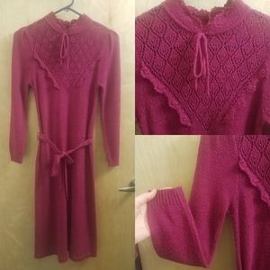 Vintage Dolly Parton Sweater Dress EUC